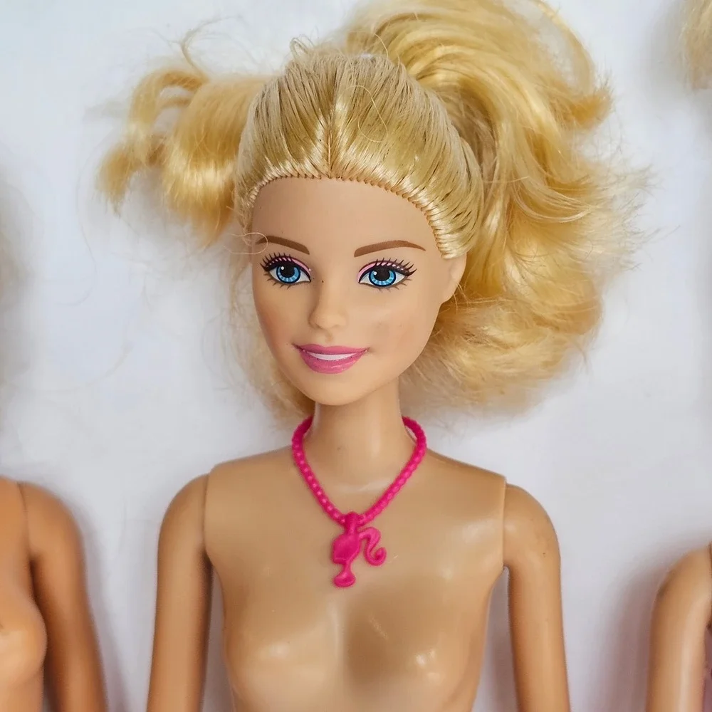 Y2K Mattel Barbie Doll Lot 5pc Blonde Hair Ballerina Fashion Dolls Toy Bundle
